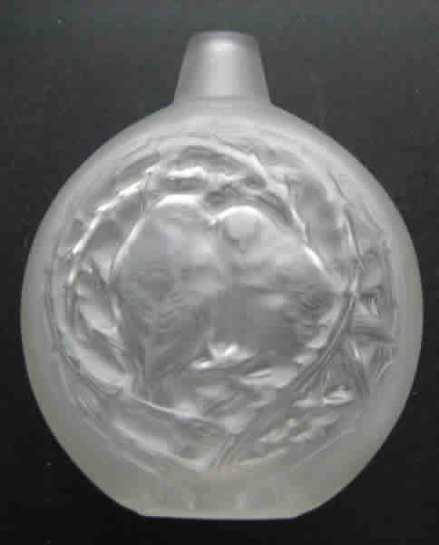 R. Lalique Deux Moineaux Bavardant Vase