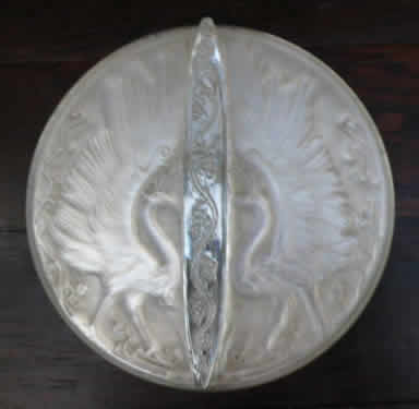 R. Lalique Deux Oiseaux Hand Mirror