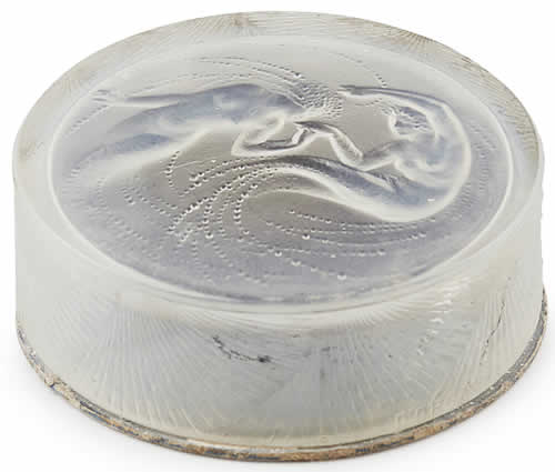 R. Lalique Deux Sirenes Powder Box
