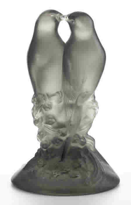 Rene Lalique Deux Tourterelles Paperweight