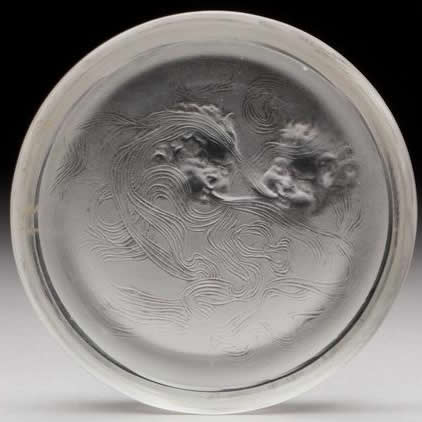 R. Lalique Deux Zephyrs Ashtray