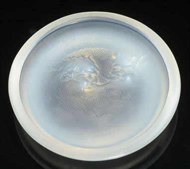 R. Lalique Deux Zephyrs Ashtray