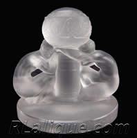 Rene Lalique Deux Figurines Menu Holder