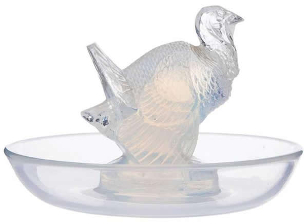 R. Lalique Dindon Ashtray