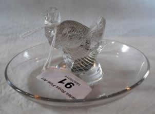 R. Lalique Dindon Cendrier