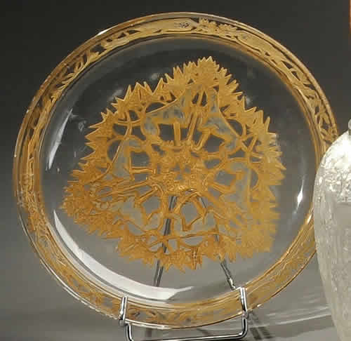 R. Lalique Dogs Plate
