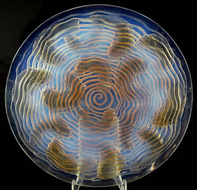 R. Lalique Dolphins Plate