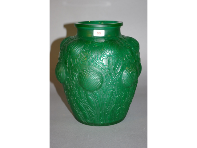 R. Lalique Domremy Vase