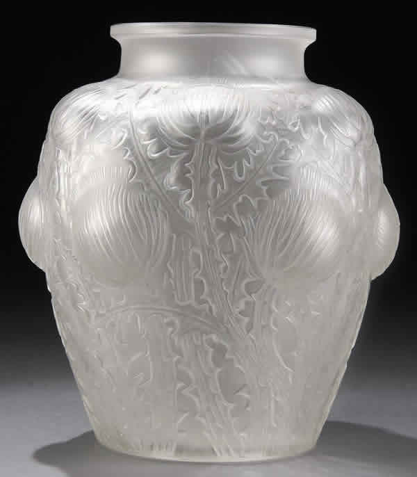 R. Lalique Domremy Vase