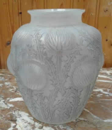 R. Lalique Domremy Vase