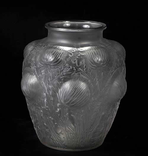 R. Lalique Domremy Vase