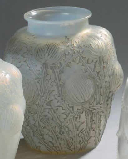 R. Lalique Domremy Vase