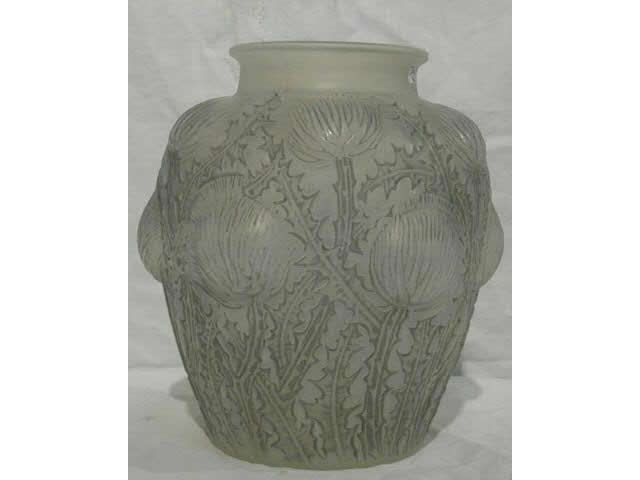 R. Lalique Domremy Vase