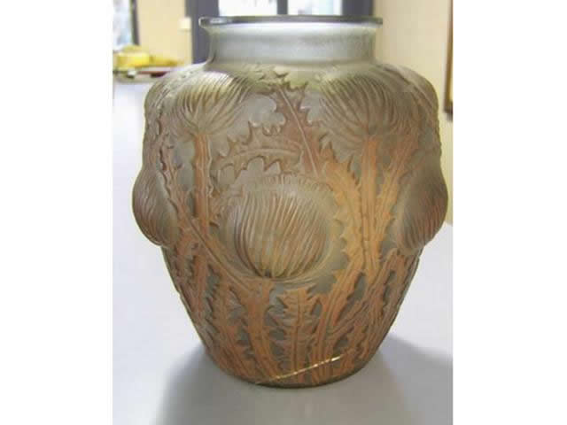 R. Lalique Domremy Vase