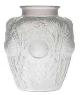R. Lalique Domremy Vase