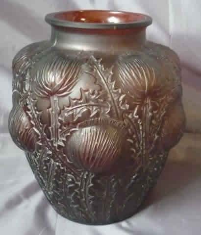 R. Lalique Domremy Vase