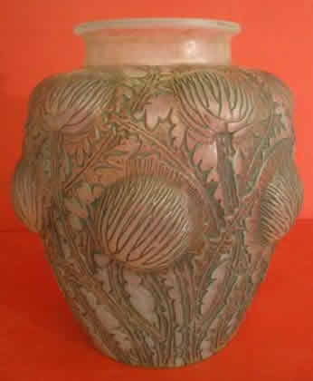 R. Lalique Domremy Vase