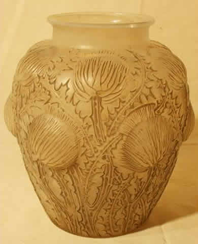 R. Lalique Domremy Vase