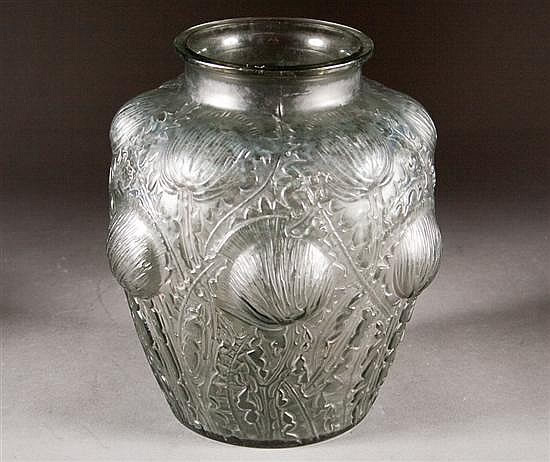 R. Lalique Domremy Vase