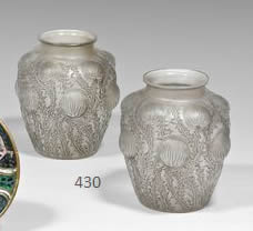 R. Lalique Domremy Vase