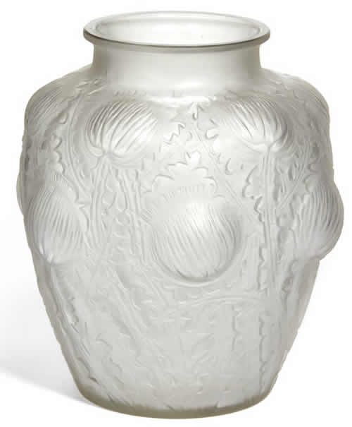 R. Lalique Domremy Vase