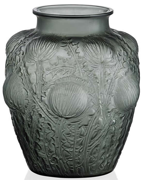 R. Lalique Domremy Vase