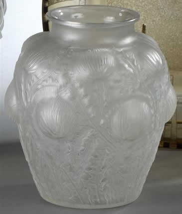 R. Lalique Domremy Vase