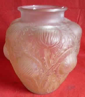 R. Lalique Domremy Vase