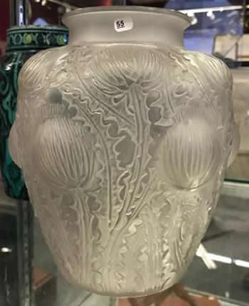R. Lalique Domremy Vase