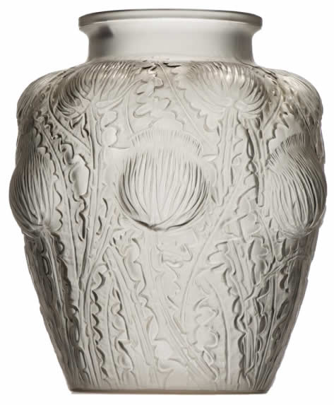 R. Lalique Domremy Vase