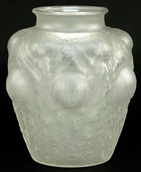 R. Lalique Domremy Vase