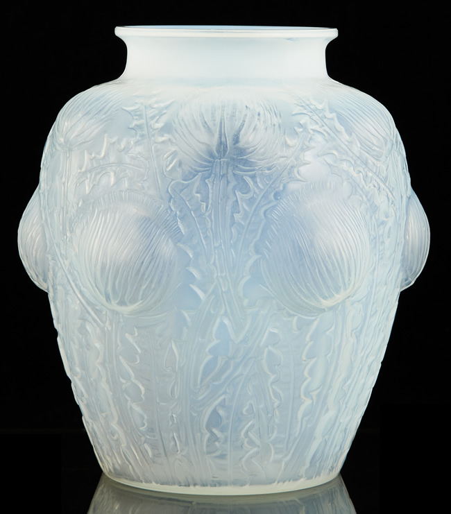 R. Lalique Domremy Vase