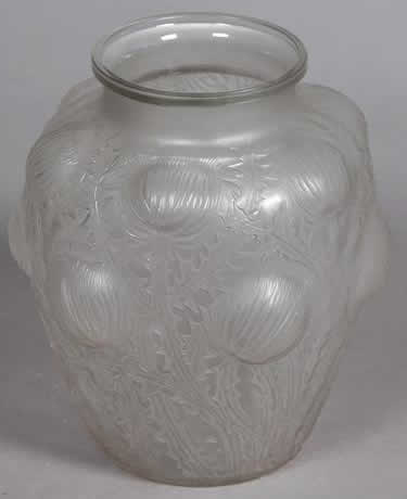 R. Lalique Domremy Vase