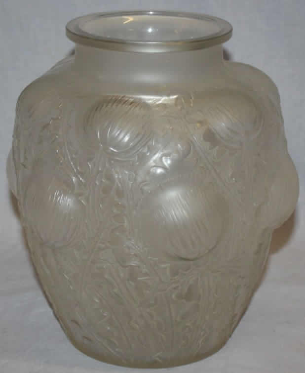 R. Lalique Domremy Vase