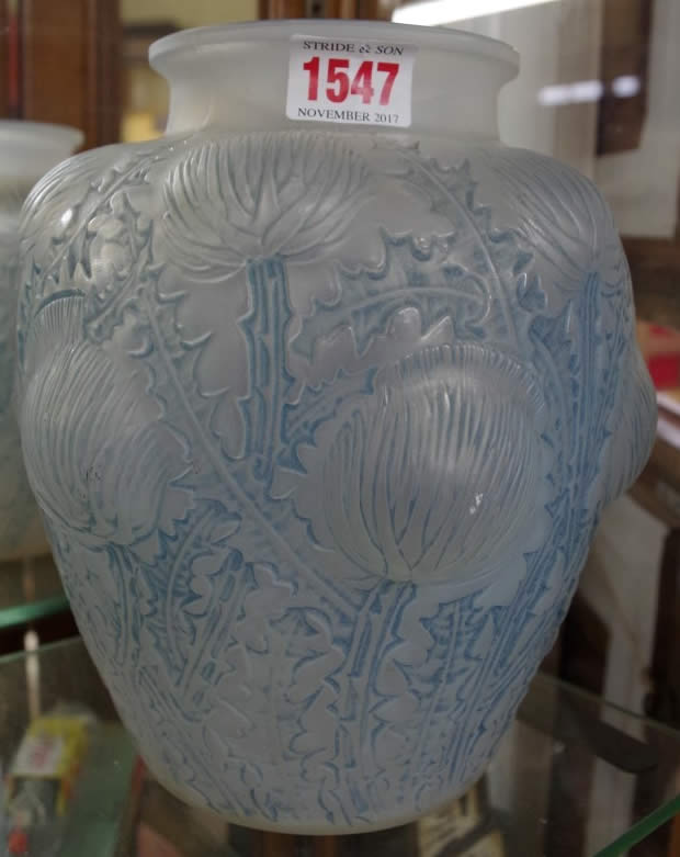R. Lalique Domremy Vase