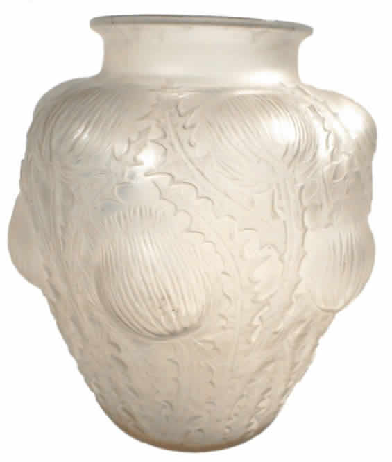 R. Lalique Domremy Vase