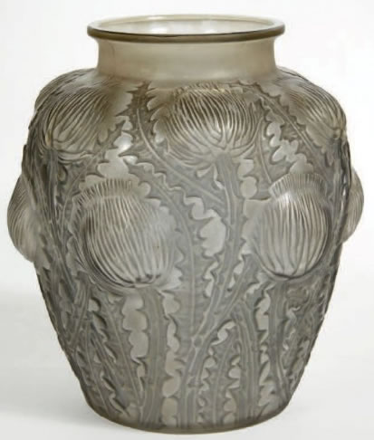 R. Lalique Domremy Vase