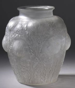 R. Lalique Domremy Vase