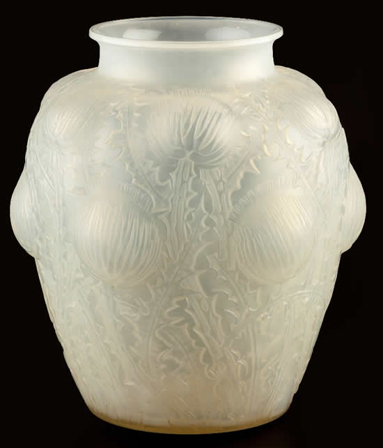 R. Lalique Domremy Vase