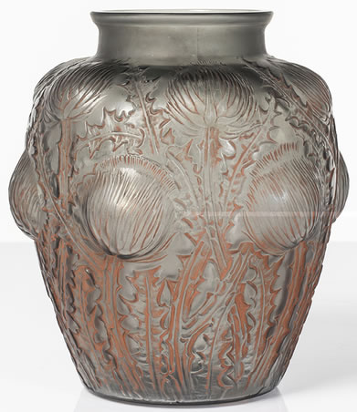 R. Lalique Domremy Vase