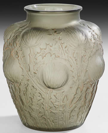 R. Lalique Domremy Vase