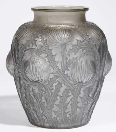 R. Lalique Domremy Vase