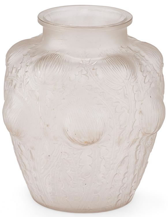 R. Lalique Domremy Vase