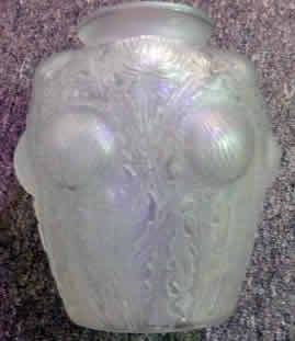 R. Lalique Domremy Vase
