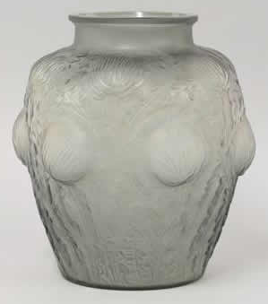 R. Lalique Domremy Vase