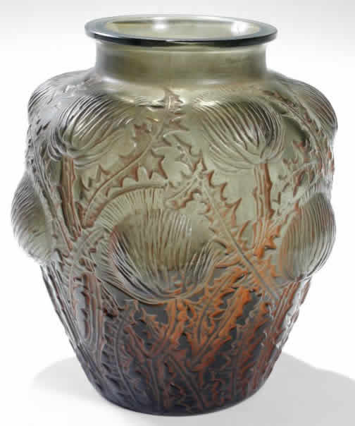 R. Lalique Domremy Vase