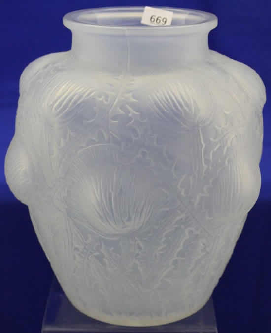R. Lalique Domremy Vase