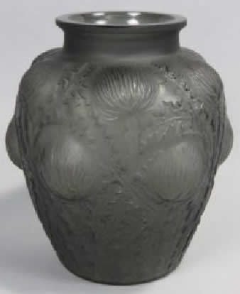 R. Lalique Domremy Vase