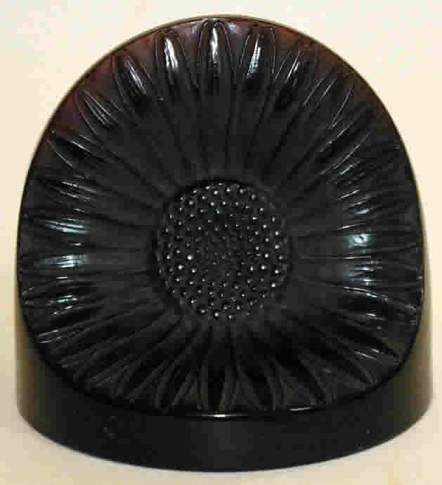 R. Lalique Double Marguerite Paperweight