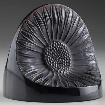 R. Lalique Double Marguerite Paperweight